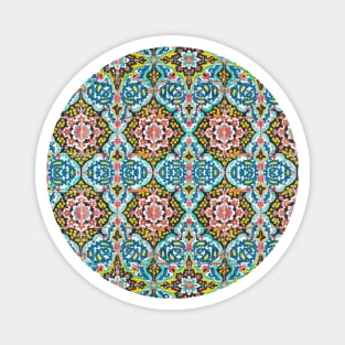 Indian Fabric Pattern Magnet